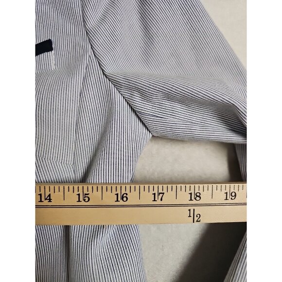 Boden Blue & White Striped Cotton Button Formal Trim Blazer Jacket Women Us 6P - Picture 2 of 7